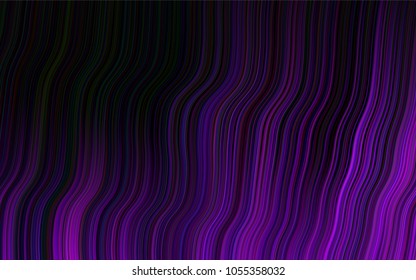 Dark Purple vector pattern with lamp shapes. Creative illustration in halftone marble style with gradient. The template for cell phone backgrounds.