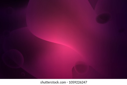 Dark Purple vector pattern with lamp shapes. A completely new color illustration in memphis style. The elegant pattern for brand book.