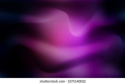 Dark Purple vector pattern with lamp shapes. Blurred geometric sample with gradient bubbles.  New composition for your brand book.
