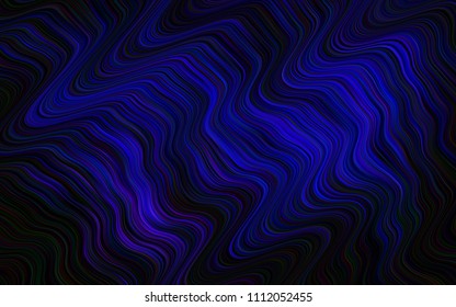 Dark Purple vector pattern with lamp shapes. A completely new color illustration in marble style. A completely new template for your business design.