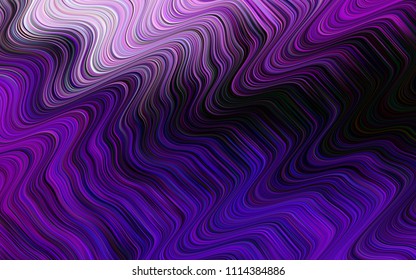 Dark Purple vector pattern with lamp shapes. Creative geometric illustration in marble style with gradient. Marble style for your business design.