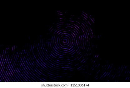 Dark Purple vector pattern with lamp shapes. Colorful illustration in abstract marble style with gradient. The best blurred design for your business.