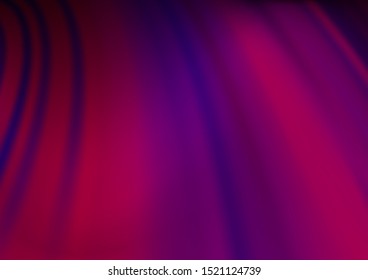 Dark Purple vector pattern with lamp shapes. Colorful abstract illustration with gradient lines. New composition for your brand book.