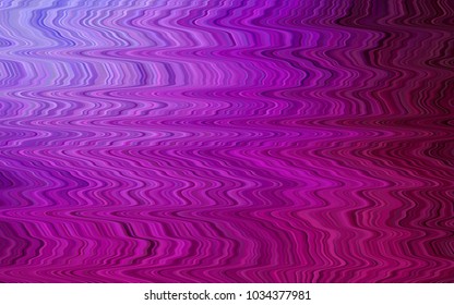 Dark Purple vector pattern with lava shapes. A vague circumflex abstract illustration with gradient. Marble design for your web site.