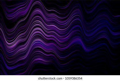 Dark Purple vector pattern with lava shapes. Brand-new colored illustration in marble style with gradient. New composition for your brand book.