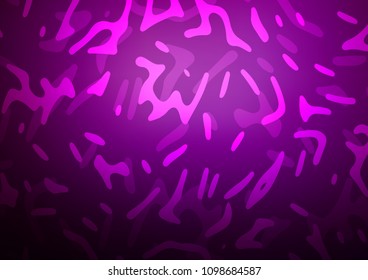 Dark Purple vector pattern with lava shapes. Brand new colored illustration in marble style with gradient. Marble style for your business design.
