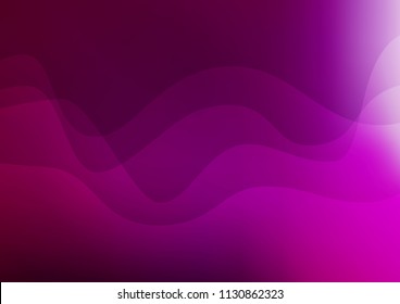 Dark Purple vector pattern with lava shapes. Creative illustration in halftone marble style with gradient. The best blurred design for your business.