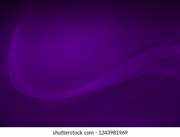 Dark Purple vector pattern with lava shapes. Shining crooked illustration in marble style. A completely new marble design for your business.