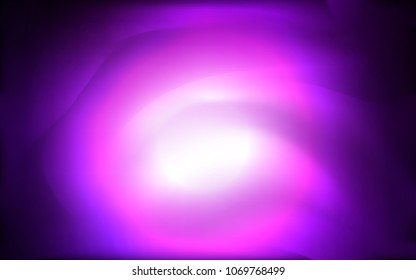 Dark Purple vector pattern with lines, ovals. A vague circumflex abstract illustration with gradient. The best blurred design for your business.