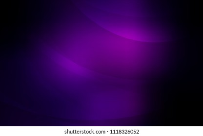 Dark Purple vector pattern with lines, ovals. Creative illustration in halftone marble style with gradient. New composition for your brand book.