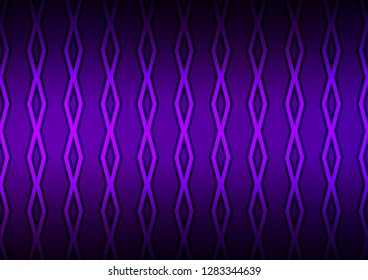 Dark Purple vector pattern with lines, rectangles. Colorful illustration with lines, cubes on abstract template. Pattern for ads, posters, banners.