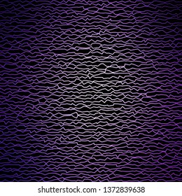 Dark Purple vector pattern with lines. Colorful illustration with curved lines. Pattern for booklets, leaflets.