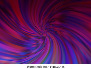 Dark Purple vector pattern with lines, ovals. Colorful abstract illustration with gradient lines. Marble design for your web site.