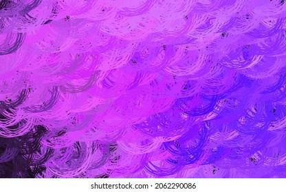 Dark Purple vector pattern with lines. Colorful abstract illustration with gradient lines. Business design for posters, banners.