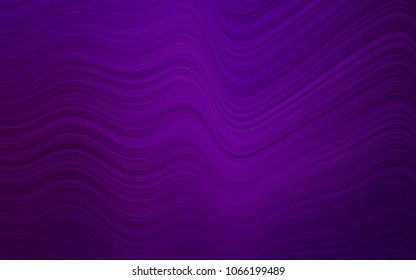 Dark Purple vector pattern with liquid shapes. Creative geometric illustration in marble style with gradient. Brand-new design for your ads, poster, banner.
