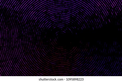 Dark Purple vector pattern with liquid shapes. Shining illustration, which consist of blurred lines, circles. The best blurred design for your business.