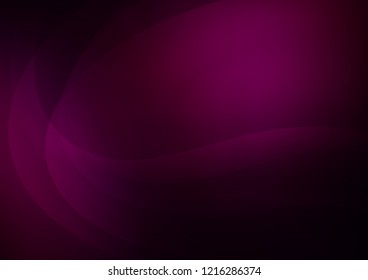 Dark Purple vector pattern with liquid shapes. Blurred geometric sample with gradient bubbles.  Brand new design for your ads, poster, banner.