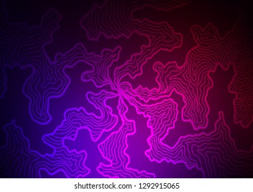 Dark Purple vector pattern with liquid shapes. Brand new colored illustration in marble style with gradient. The elegant pattern for brand book.