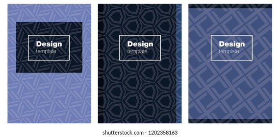 Dark Purple vector pattern for magazines. Web interface on abstract background with colorful gradient. Completely new template books.