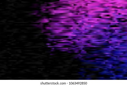 Dark Purple vector pattern with narrow lines. Modern geometrical abstract illustration with staves. The template can be used as a background.