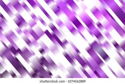 Dark Purple vector pattern with narrow lines. Shining colored illustration with narrow lines. The template can be used as a background.