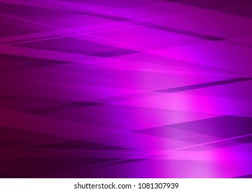 Dark Purple vector pattern with narrow lines. Glitter abstract illustration with colored sticks. The pattern can be used for websites.