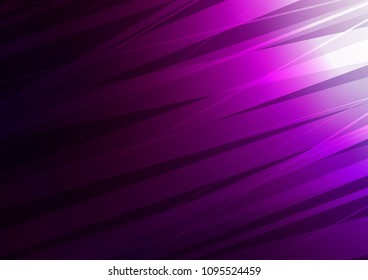 Dark Purple vector pattern with narrow lines. Shining colored illustration with narrow lines. The pattern can be used as ads, poster, banner for commercial.