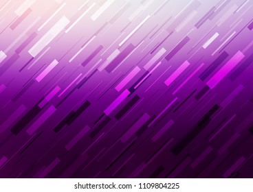 Dark Purple vector pattern with narrow lines. Blurred decorative design in simple style with lines. The template can be used as a background.