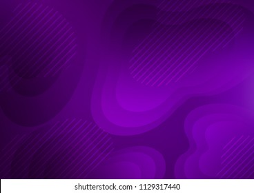 Dark Purple vector pattern with narrow lines. Modern geometrical abstract illustration with staves. The pattern can be used for busines ad, booklets, leaflets