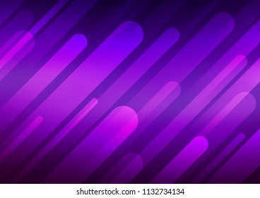 Dark Purple vector pattern with narrow lines. Modern geometrical abstract illustration with staves. Smart design for your business advert.