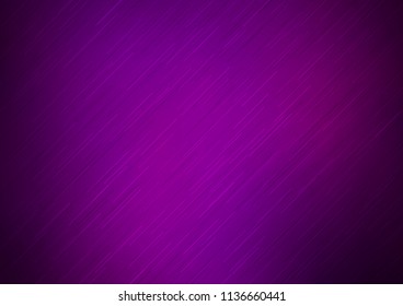 Dark Purple vector pattern with narrow lines. Lines on blurred abstract background with gradient. The template can be used as a background.