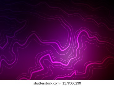 Dark Purple vector pattern with narrow erratic lines. Glitter abstract illustration with colored sticks. The pattern can be used as ads, poster, banner for commercial.