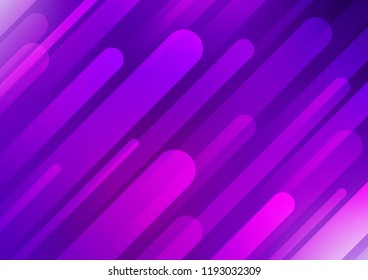 Dark Purple vector pattern with narrow lines. Modern geometrical abstract illustration with staves. Best design for your ad, poster, banner.