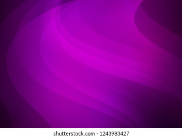 Dark Purple vector pattern with narrow lines. Shining colored illustration with narrow lines. Smart design for your business advert.