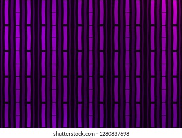 Dark Purple vector pattern with narrow lines. Decorative shining illustration with lines on abstract template. The template can be used as a background.