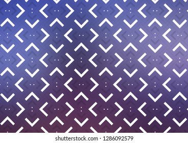 Dark Purple vector pattern with narrow lines. Modern geometrical abstract illustration with staves. The pattern can be used for busines ad, booklets, leaflets