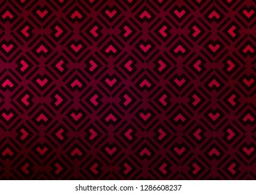 Dark Purple vector pattern with narrow lines. Decorative shining illustration with lines on abstract template. Smart design for your business advert.