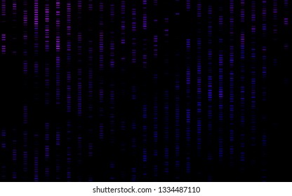 Dark Purple vector pattern with narrow lines. Decorative shining illustration with lines on abstract template. Pattern for ads, posters, banners.