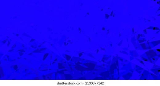 Dark purple vector pattern with polygonal shapes. Smart abstract illustration with triangle forms in modern style. Pattern for wallpapers.