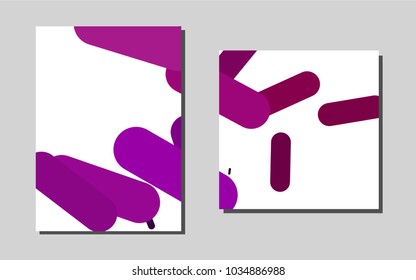 Dark Purple vector pattern for posters. Web interface on abstract background with colorful gradient. Pattern can be used as a template for calendars.