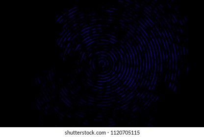 Dark Purple vector pattern with radial lines. Blurred geometric sample with gradient bubbles.  A completely new template for your business design.