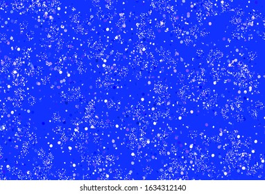 Dark Purple vector pattern with random forms. Illustration with colorful gradient shapes in abstract style. Simple design for your web site.