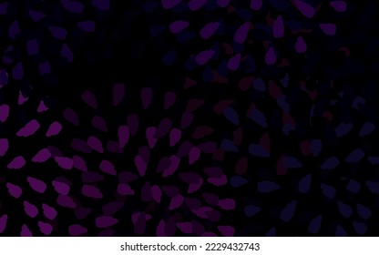 Dark Purple vector pattern with random forms. Illustration with colorful gradient shapes in abstract style. Background for a cell phone.