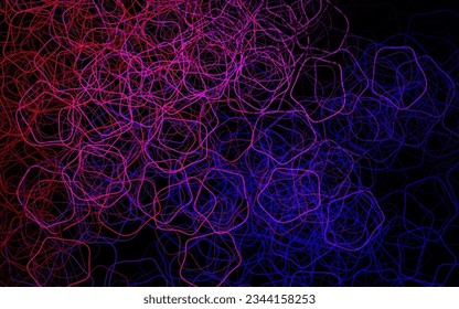 Dark Purple vector pattern with random forms. Modern abstract illustration with colorful random forms. Elegant design for wallpapers.