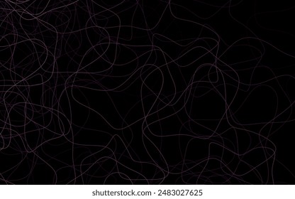 Dark Purple vector pattern with random forms. Colorful chaotic forms with gradient in modern style. Modern design for your business card.