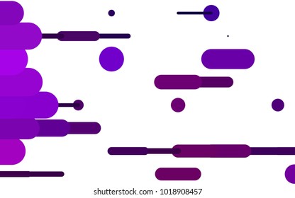 Dark Purple vector pattern with rounded lines. Capsules on blurred abstract background with gradient. The pattern can be used as ads, poster, banner for medicine.