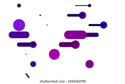 Dark Purple vector pattern with rounded lines. Capsules on blurred abstract background with gradient. The pattern can be used for websites.