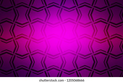 Dark Purple vector pattern with sharp lines. Blurred decorative design in simple style with lines. The pattern for ad, booklets, leaflets.