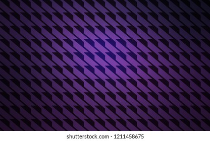 Dark Purple vector pattern with sharp lines. Colorful shining illustration with lines on abstract template. Best design for your ad, poster, banner.