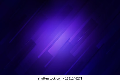 Dark Purple vector pattern with sharp lines. Lines on blurred abstract background with gradient. The pattern for ad, booklets, leaflets.